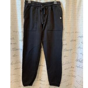 Pact Black Drawstring Sweatpants Joggers